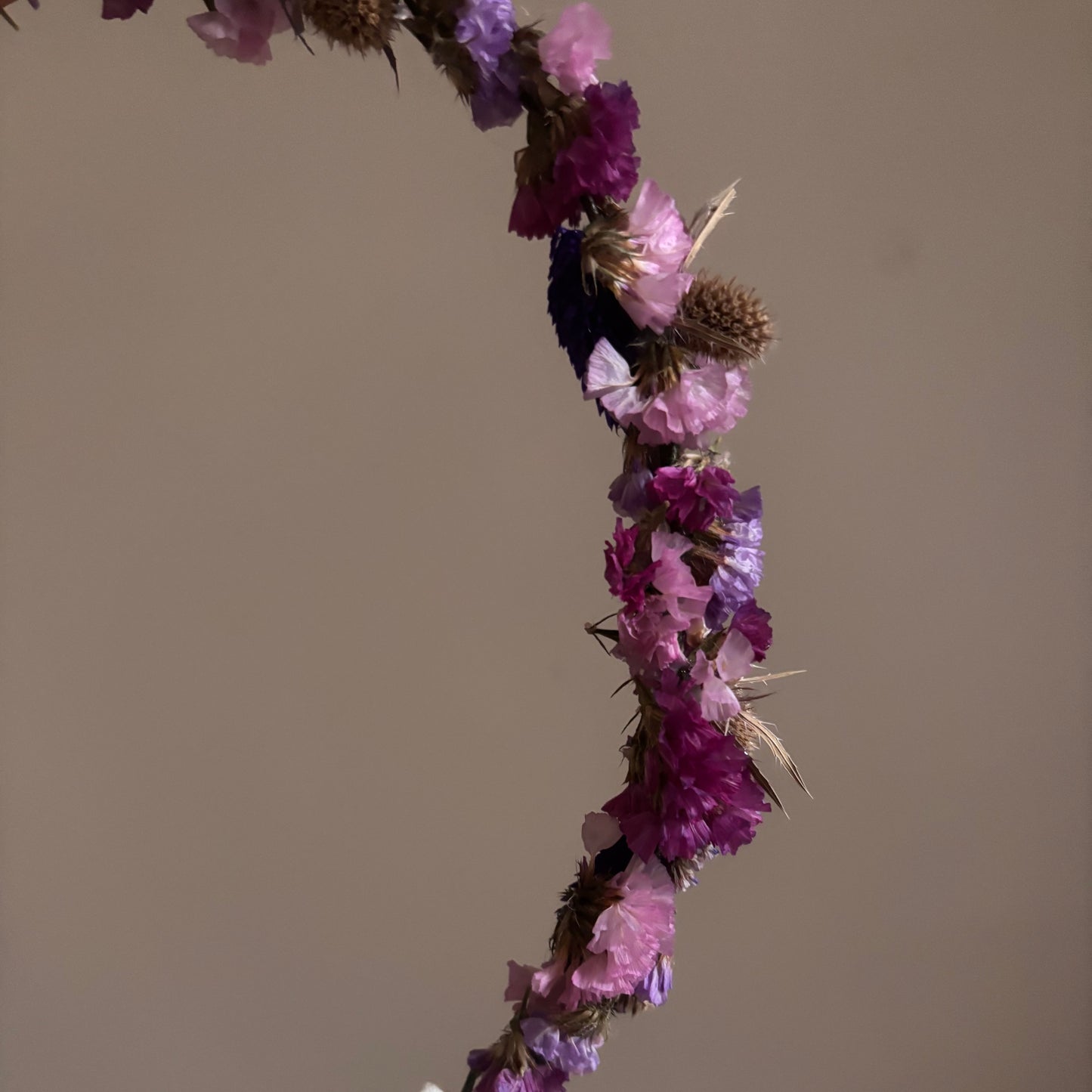 Wildflower Dried Flower Crown | Handcrafted Bridal & Occasion Headpiece