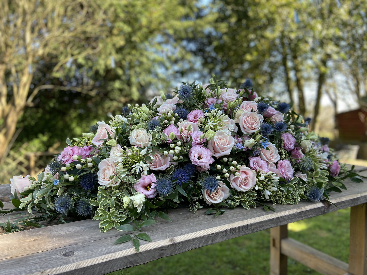 Coffin flowers