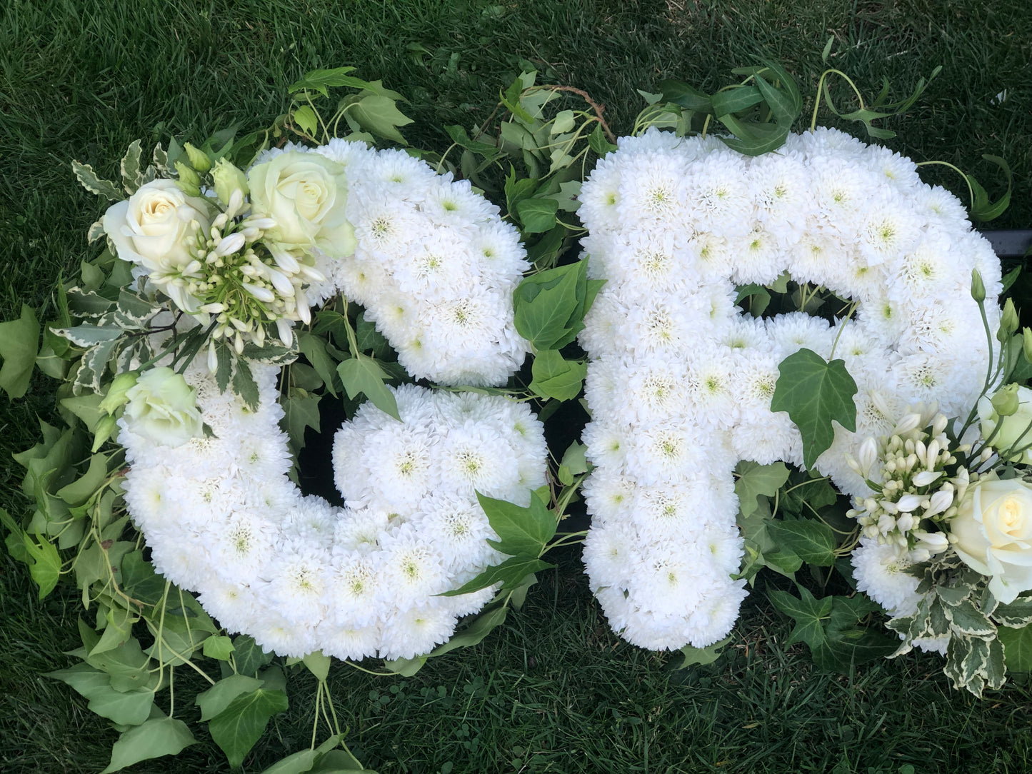 Letter-Shaped Funeral Tribute – Grandad