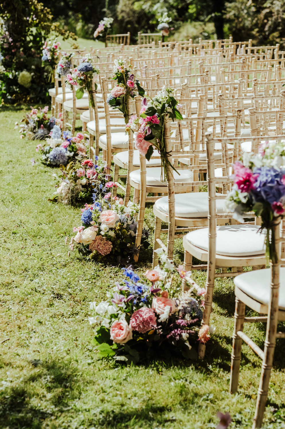 Pew Ends - attached to the chair