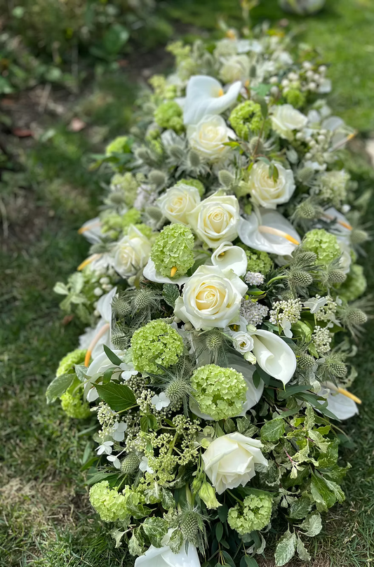 Casket Spray – Funeral Tribute Flowers
