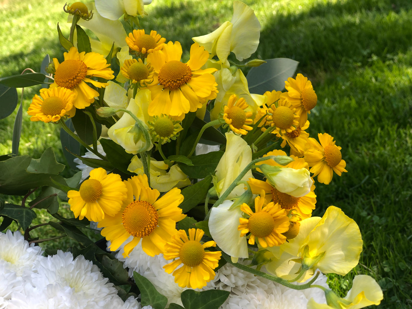 Letter-Shaped Funeral Tribute – Son