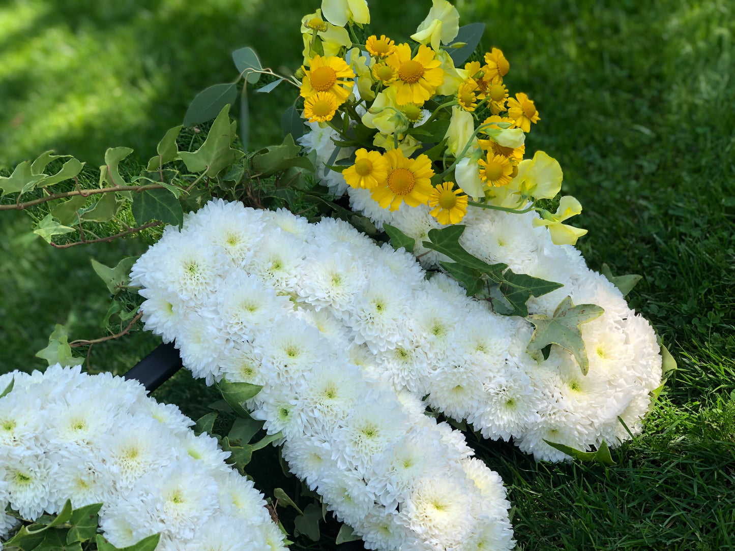 Letter-Shaped Funeral Tribute – Son