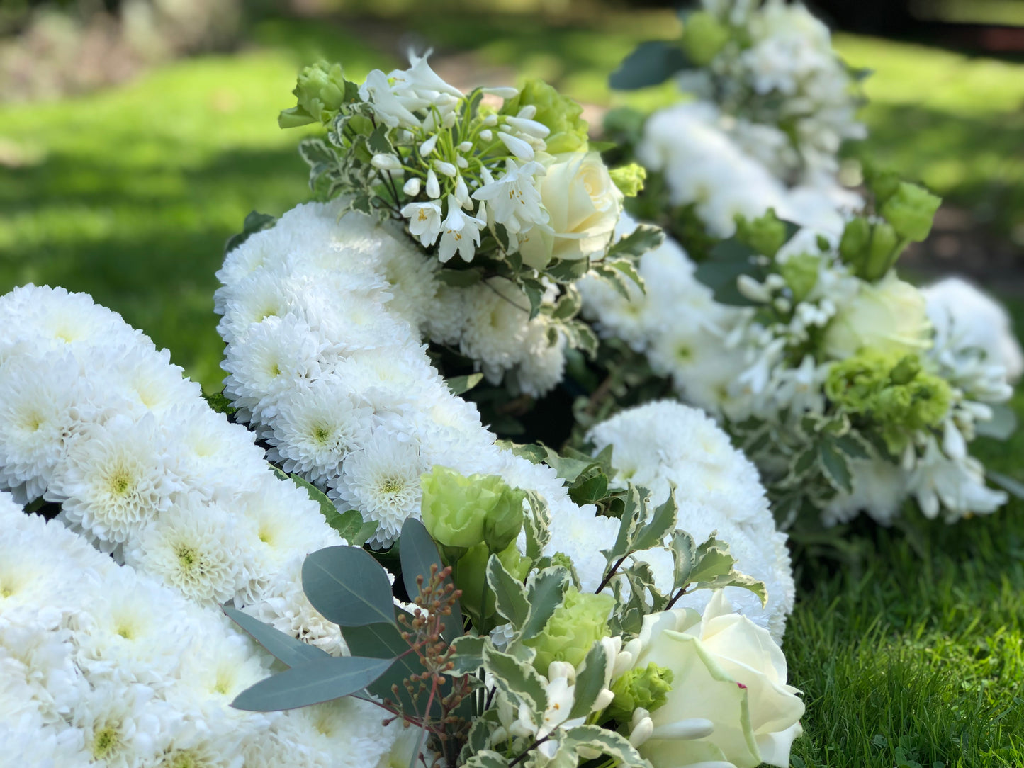 Letter-Shaped Funeral Tribute – Uncle