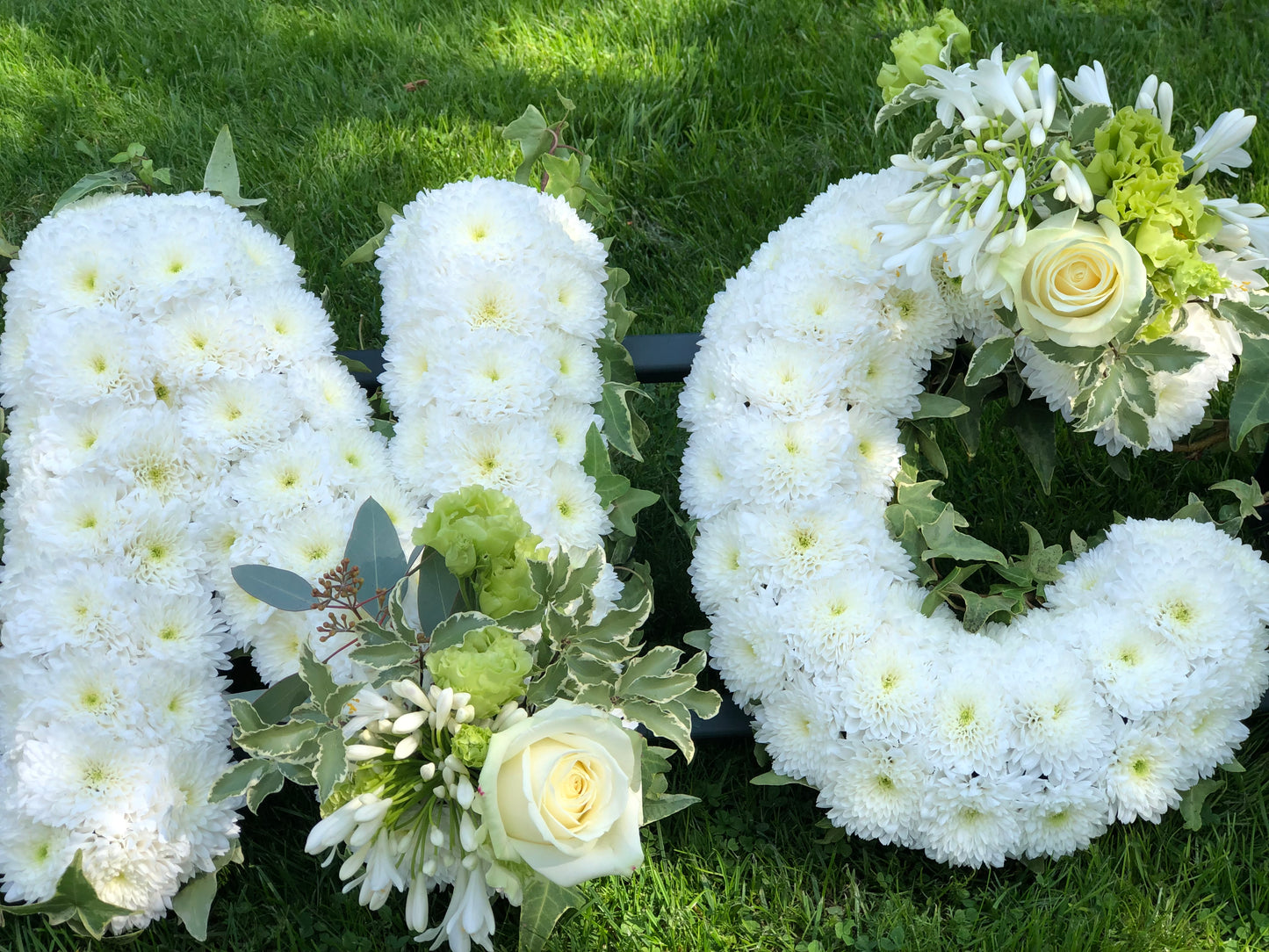 Letter-Shaped Funeral Tribute – Uncle