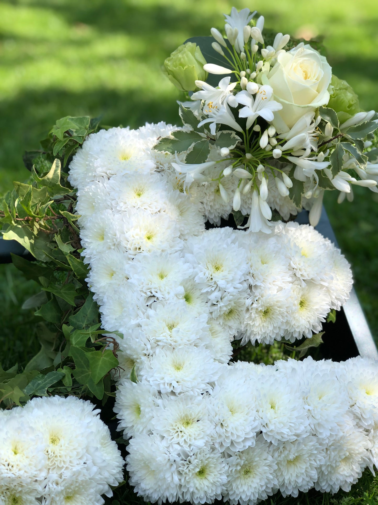 Letter-Shaped Funeral Tribute – Uncle