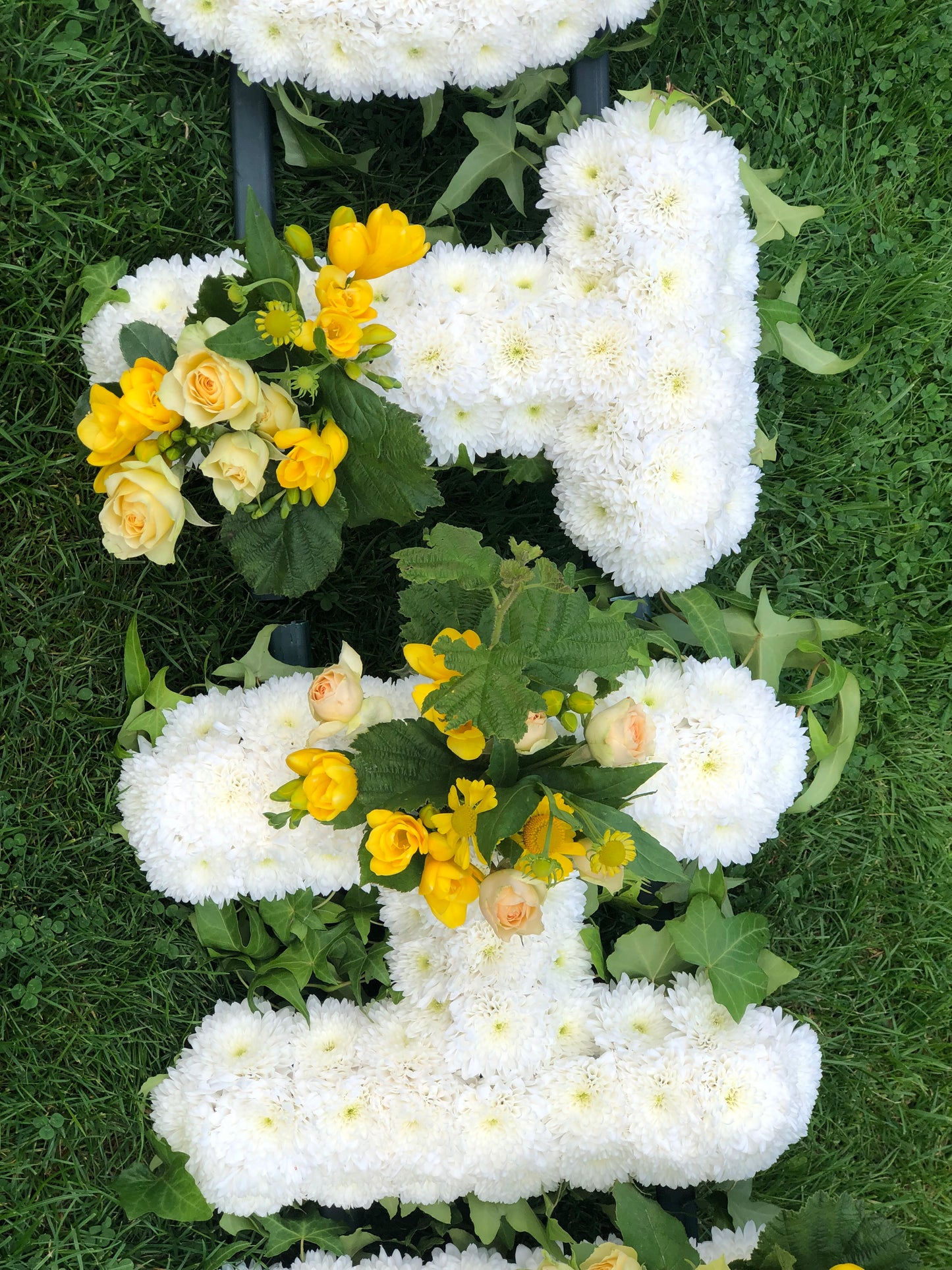 Letter-Shaped Funeral Tribute – Brother