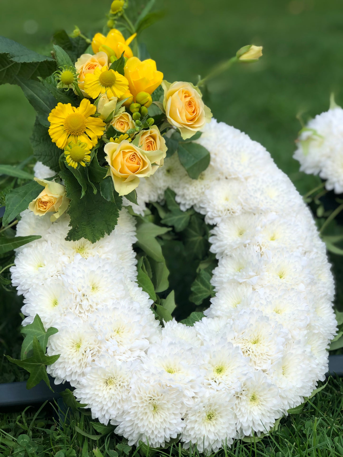Letter-Shaped Funeral Tribute – Brother